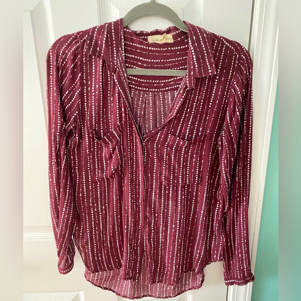 Cloth & stone folk/festival/western blouse